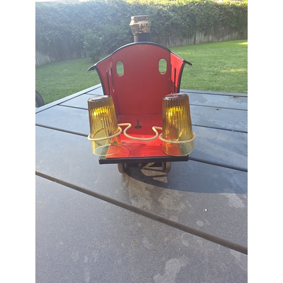 Vintage 60's/70's Musical Train Decanter & Shot Glass Set Iron Horse Locomotive - Picture 4 of 7